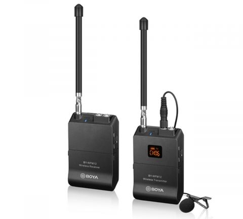 BOYA BY-WFM12 VHF WIRELESS TX+RX SYSTEM