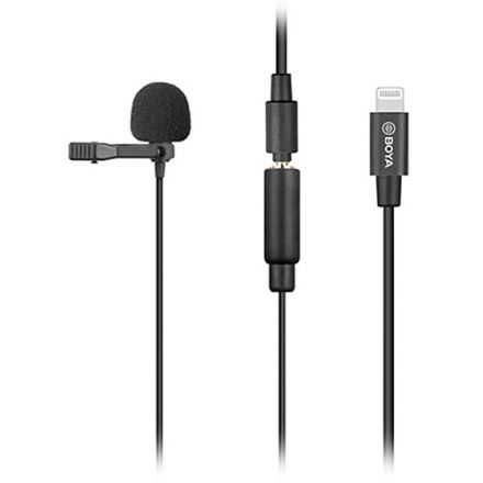 BOYA BY-M2 CLIP-ON LAVALIER MICROPHONE FOR IOS DEVICES