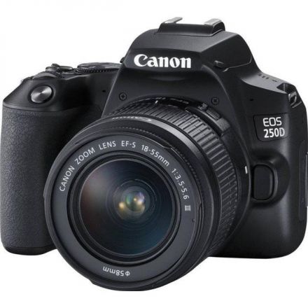 CANON EOS 250D DSLR CAMERA WITH 18-55MM DC LENS