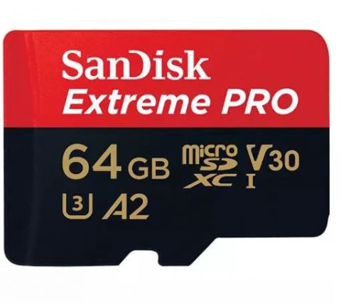 SANDISK EXTREME PRO MICRO SDXC 64GB MEMORY UHS-1 MEMORY CARD 170MB/S