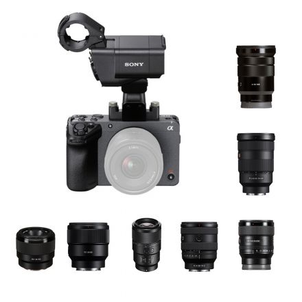 Create Your Own Sony FX 30 w/ Handle and Sony Lens Bundle