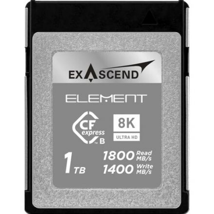 EXASCEND EXPC3S001TB 1TB ELEMENT SERIES CFEXPRESS TYPE B MEMORY CARD