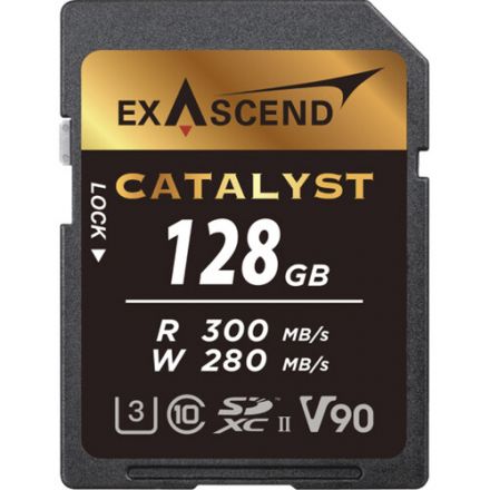 EXASCEND EX128GSDU2 128GB CATALYST UHS-II SDXC MEMORY CARD