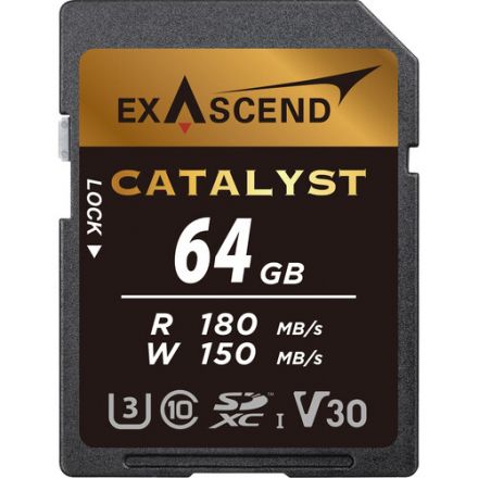 EXASCEND EX64GSDU1 64GB CATALYST UHS-I SDXC MEMORY CARD