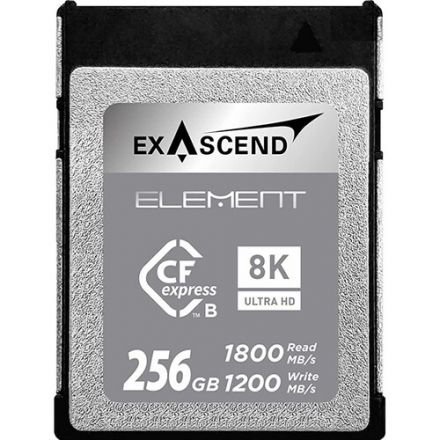 EXASCEND EXPC3S256GB 256GB ELEMENT SERIES CFEXPRESS TYPE B MEMORY CARD