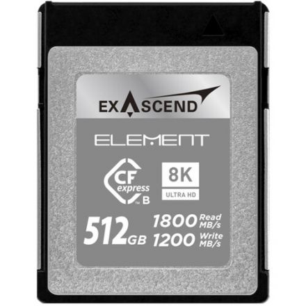 EXASCEND EXPC3S512GB 512GB ELEMENT SERIES CFEXPRESS TYPE B MEMORY CARD