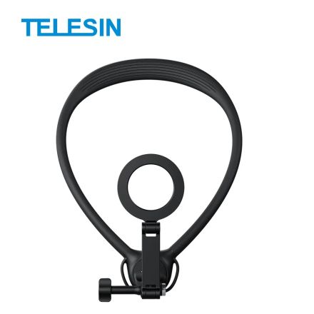 TELESIN P2-HNB-02 NECK HOLDER WITH MAGNETIC PHONE HOLDER (BLACK)