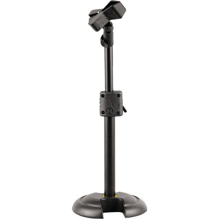 HERCULES STANDS MS100B LOW-PROFILE STRAIGHT MICROPHONE STAND WITH H-BASE