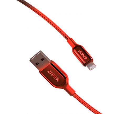 ANKER A8822H91 POWERLINE+ III LIGHTNING CABLE (0.9M) - RED