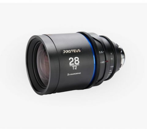 LAOWA PROTEUS 2X ANAMORPHIC 28MM T2 CINE LENS - BLUE (METERS) - ARRI PL (DEFAULT) + EF