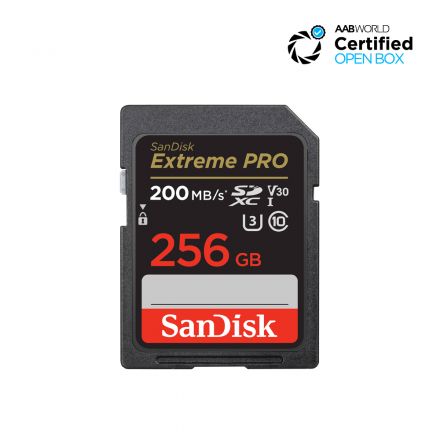 MP-SANDISK EXTREME PRO 256GB SDHC/SDXC UHS-I MEMORY CARD 200/140MB/S