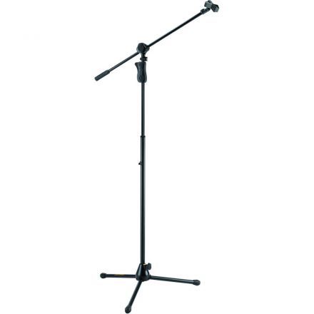 HERCULES STANDS MS632B EZ GRIP TRIPOD MICROPHONE BOOM STAND WITH 2-IN-1 BOOM CLAMP.
