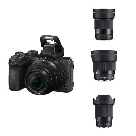 Nikon Z50 w/Sigma Lens Bundle