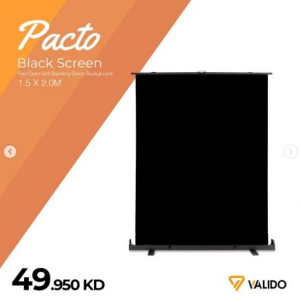 VALIDO PACTO BLACK SCREEN 1.5 X 2.0M