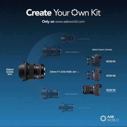 Create You Own CanonR6 24-105Lens  w/ Sigma Lens Kit Bundle
