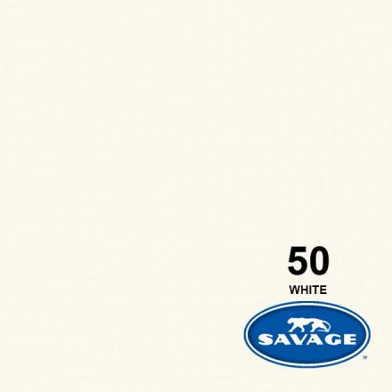 SAVAGE 50-1253 WIDETONE SEAMLESS BACKGROUND PAPER WHITE (A2 1.35M X 11M)
