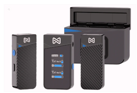 NEXILI VOCO W 2.4GHZ DUAL-CHANNEL WIRELESS MICROPHONE WITH ADVANCED NOISE CANCELLATION