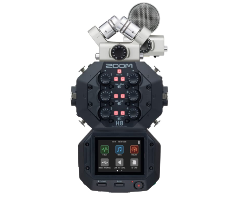 ZOOM H8 HANDY RECORDER + MS PACK (2 MIC CAPSULE INCLUDED)