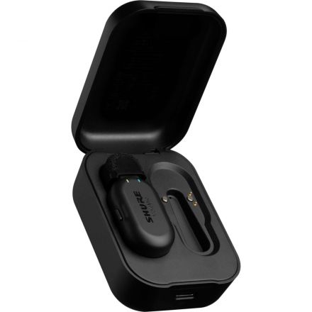SHURE MV-ONE-Z6 MOVEMIC ONE 1-PERSON CLIP-ON WIRELESS MICROPHONE SYSTEM FOR MOBILE DEVICES WITH CHARGING CASE