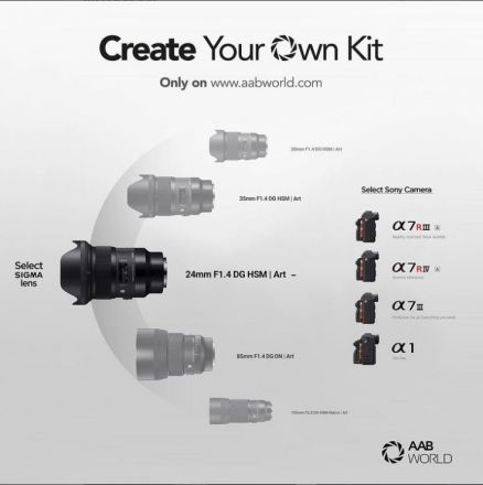 Create Your Own Sony A7RM3 + Sigma Lens Kit