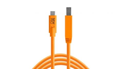 TETHER TOOLS CUC3415-ORG USB-C TO 3.0 MALE B, 15' (4.6M)