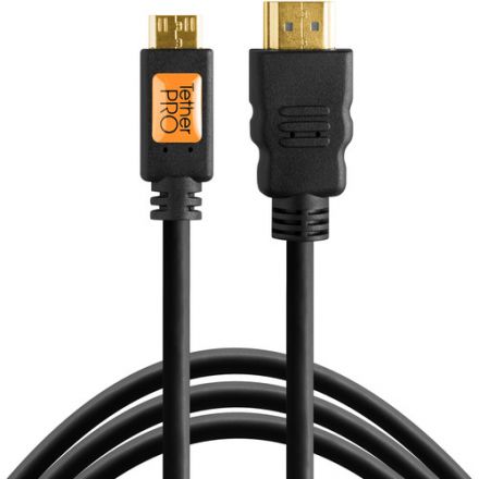 TETHERPRO TPHDCA10 MINI-HDMI (C) TO HDMI (A) CABLE - 10FT (3M) BLACK