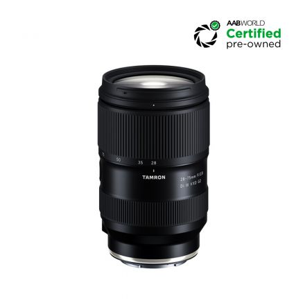 USED TAMRON A063S 28-75MM F/2.8 DI III VXD G2 LENS FOR SONY E WITH HOOD CD2BO1FC1BC1HO1CO1BA1_00