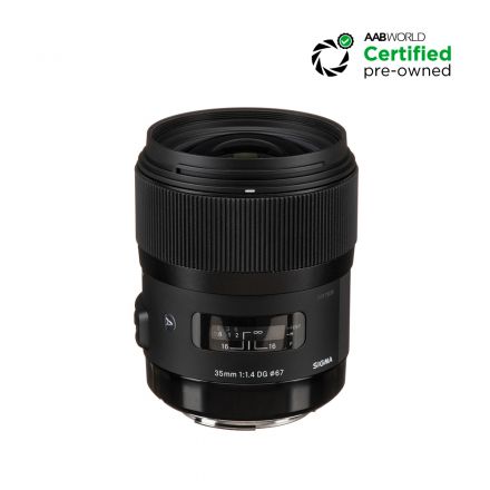 USED SIGMA LENS 35MM F1.4 DG HSM FOR CANON CD3BO0FC1BC1HO1CO1BA0