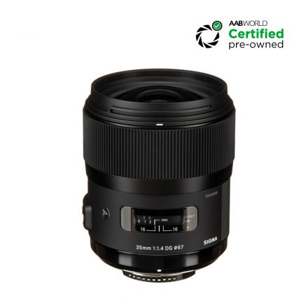 USED SIGMA LENS 35MM F1.4 DG HSM FOR CANON CD3BO0FC1BC1HO1CO1BA1_07