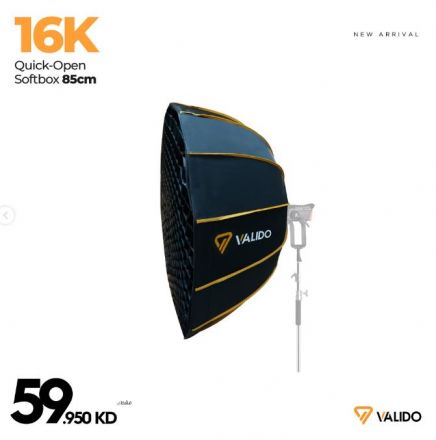 VALIDO 16K QUICK-OPEN SOFTBOX 85CM