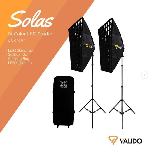 VALIDO SOLAS 48 LED STUDIO LIGHT KIT